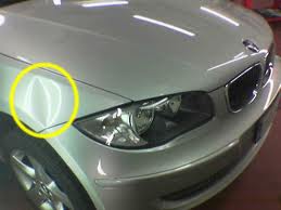 imagen golpe en un coche
